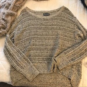 Michael Stars oversize Grey high- low sweater